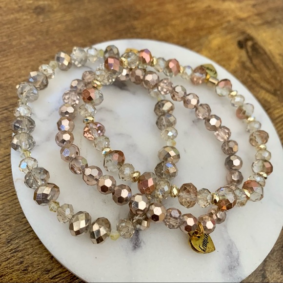 New Erimish set of 3 stretch bracelets - Picture 4 of 7